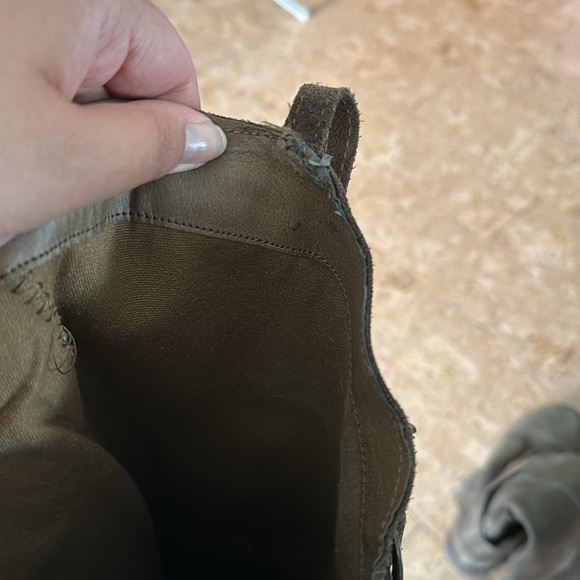 Brown Riding Style Suede Boot - Picture 10 of 10